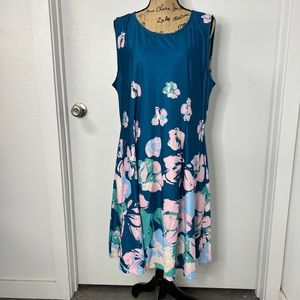 NWT- R & B Collection sleeveless dress, size 2X.